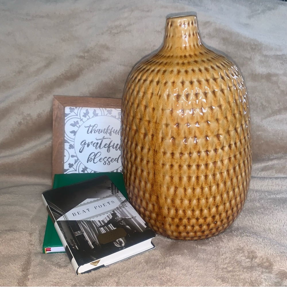 Ceramic Tan/Brown Vase